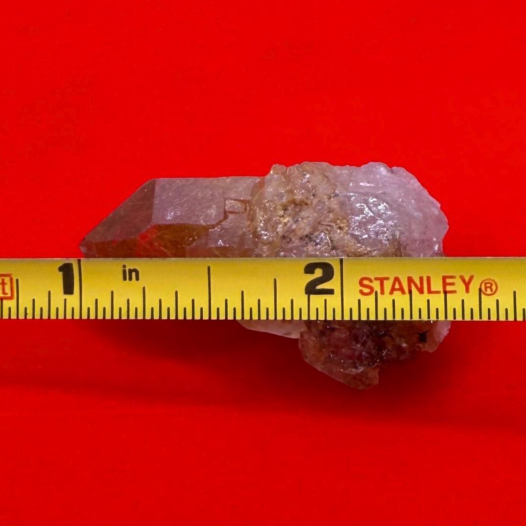 Golden Rutilated Quartz Crystal: Brazilian Fine Crystal, 18.98g