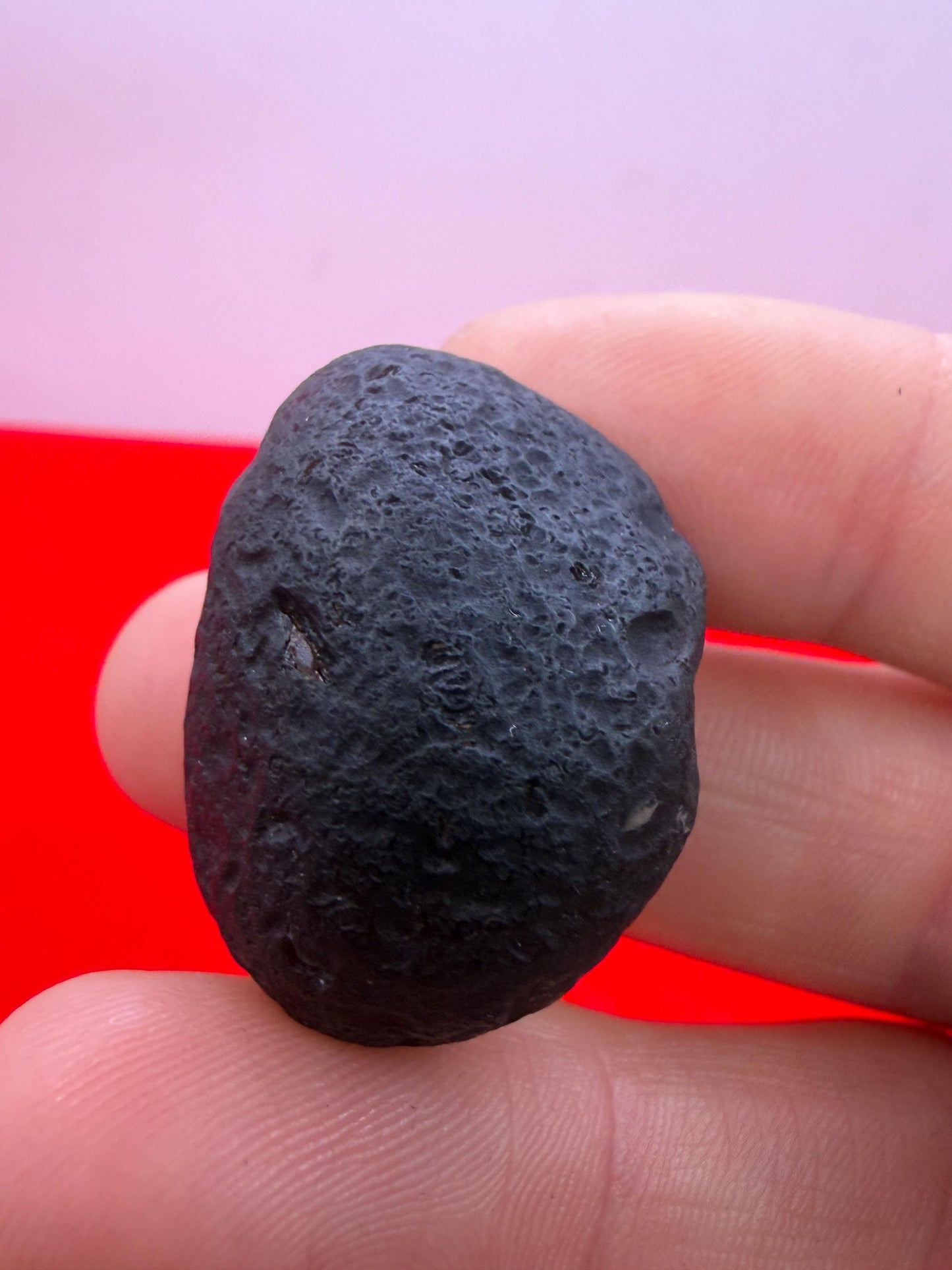 Saffordite Stone: Rare Cintamani, Arizona Tektite -17.34 Grams