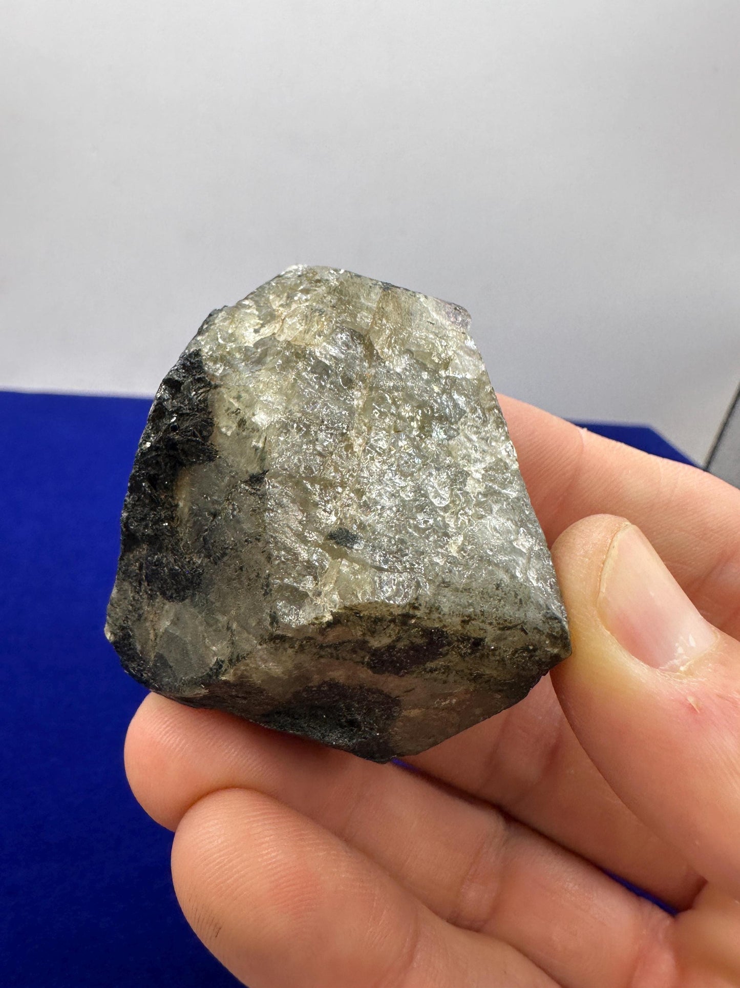 Brazilian Phenacite Crystal with Biotite | Reiki, Meditation Stone