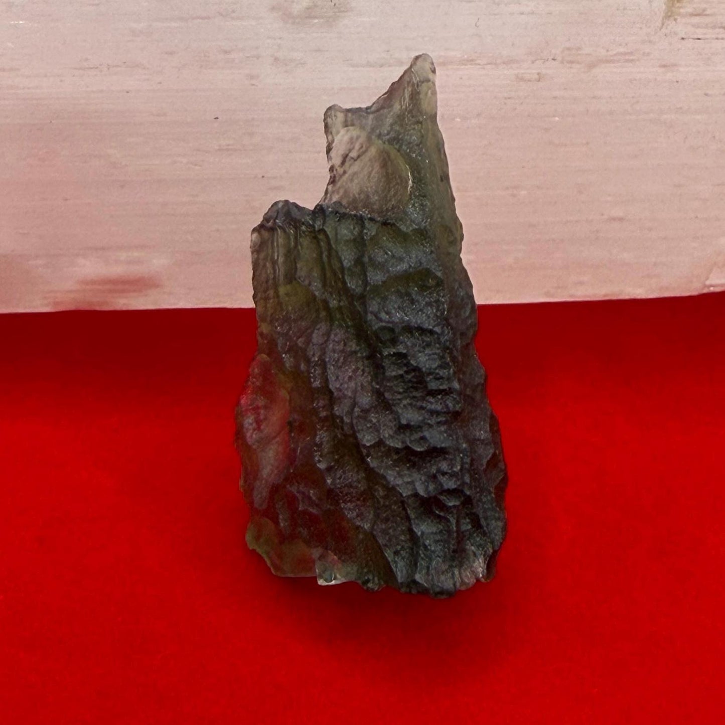 Authentic Moldavite Tektite Specimen: 2.17 grams, Reiki Talisman