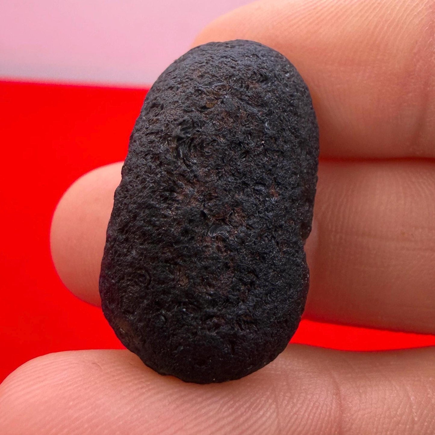 Saffordite Stone, Rare Cintamani, Elongated, Arizona, Pseudo Tektite, 8.18 Grams