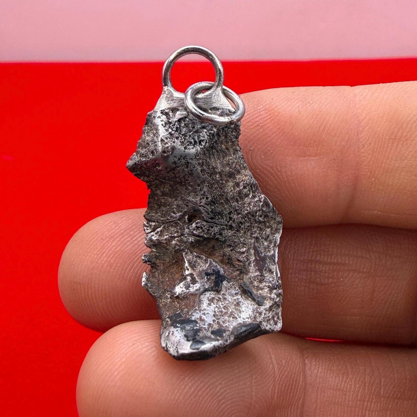 Henbury Iron Meteorite Pendant, Australia, Astronomy Gift, Cosmos, 11.28g