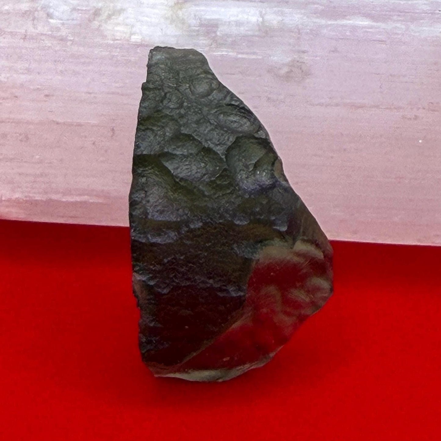 Authentic Moldavite Tektite Specimen: 3.53 grams, Reiki Talisman