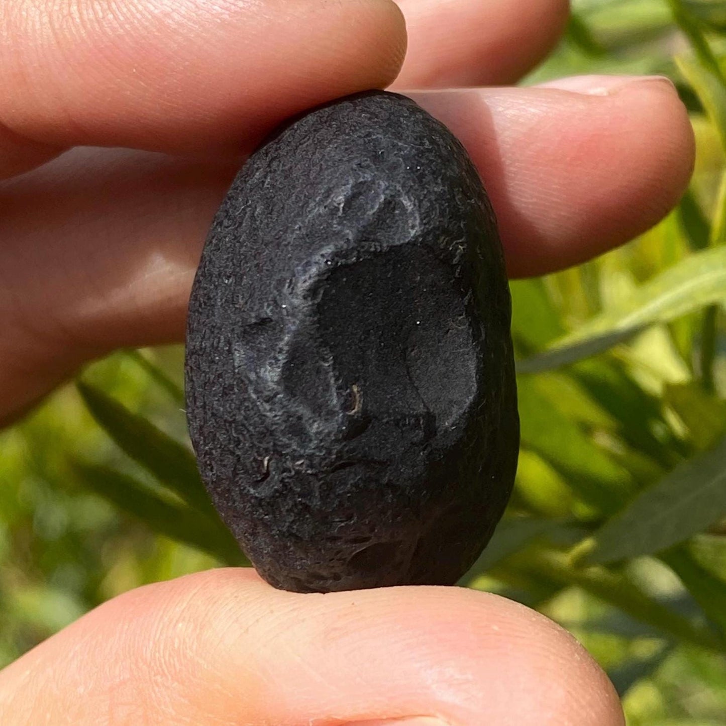 Saffordite Stone: Rare Cintamani, Arizona Tektite -17.34 Grams