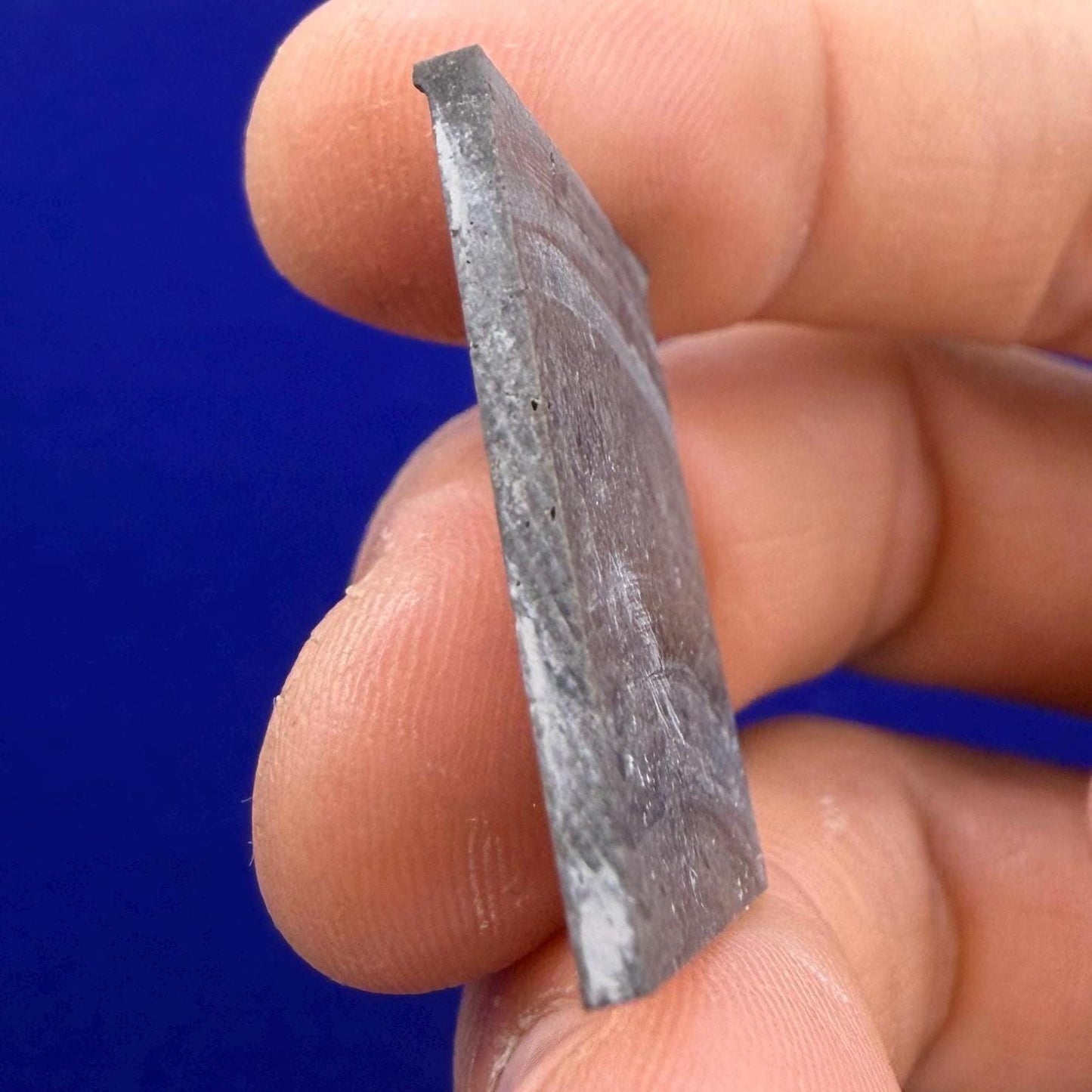 NWA 16315 Lunar Melt Breccia Meteorite Slice, Authentic Moon Rock, Mauritania, 3.01g