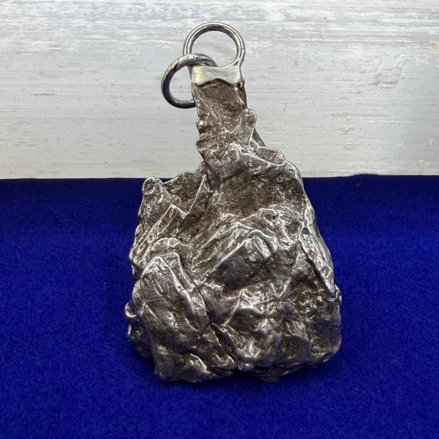 Campo del Cielo Meteorite Pendant, Authentic Astronomy Gift, Cosmic Jewelry, 13.90 grams