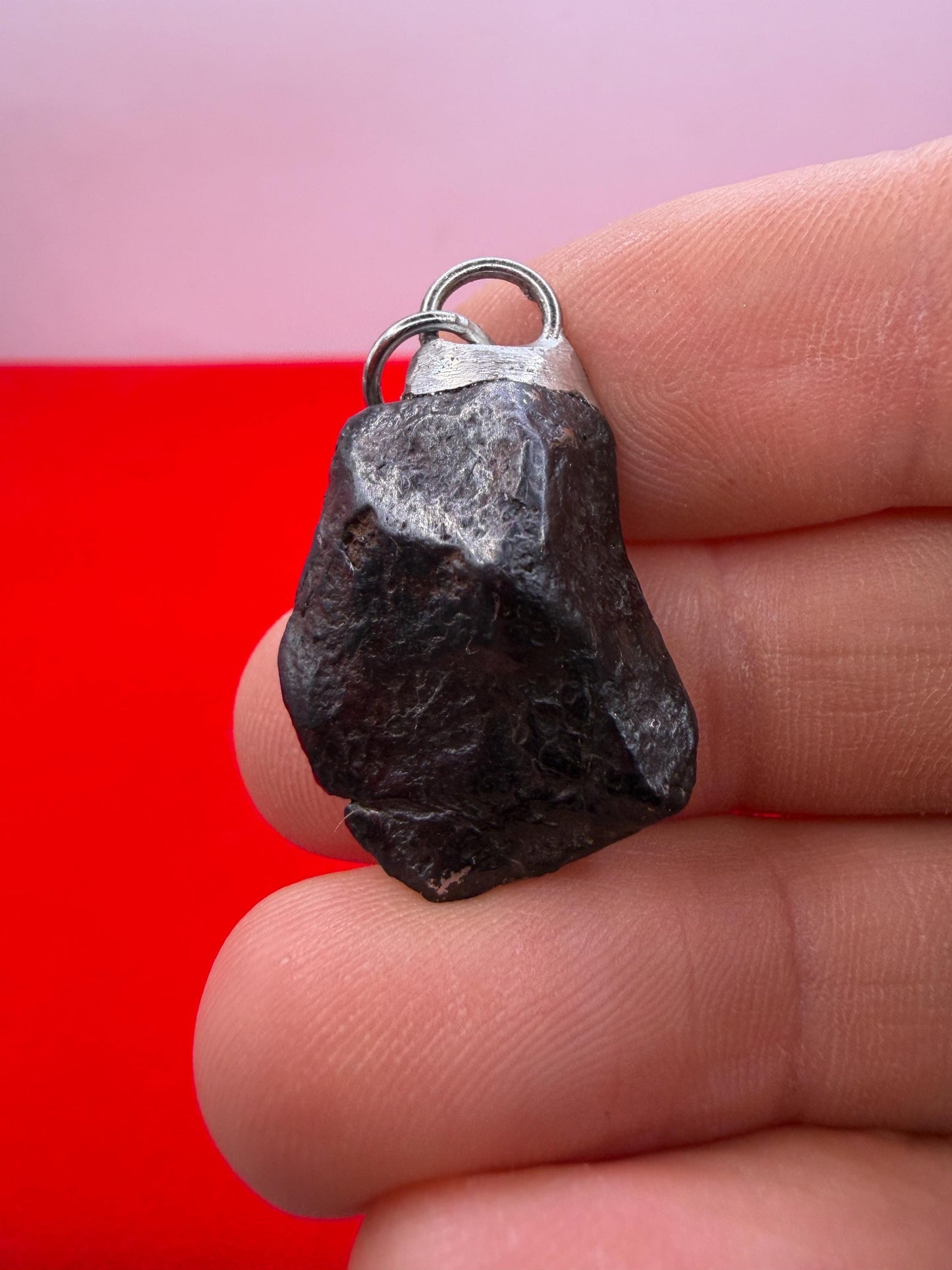 Canyon Diablo Iron Meteorite Pendant: Arizona Space Gift, 10.95 grams