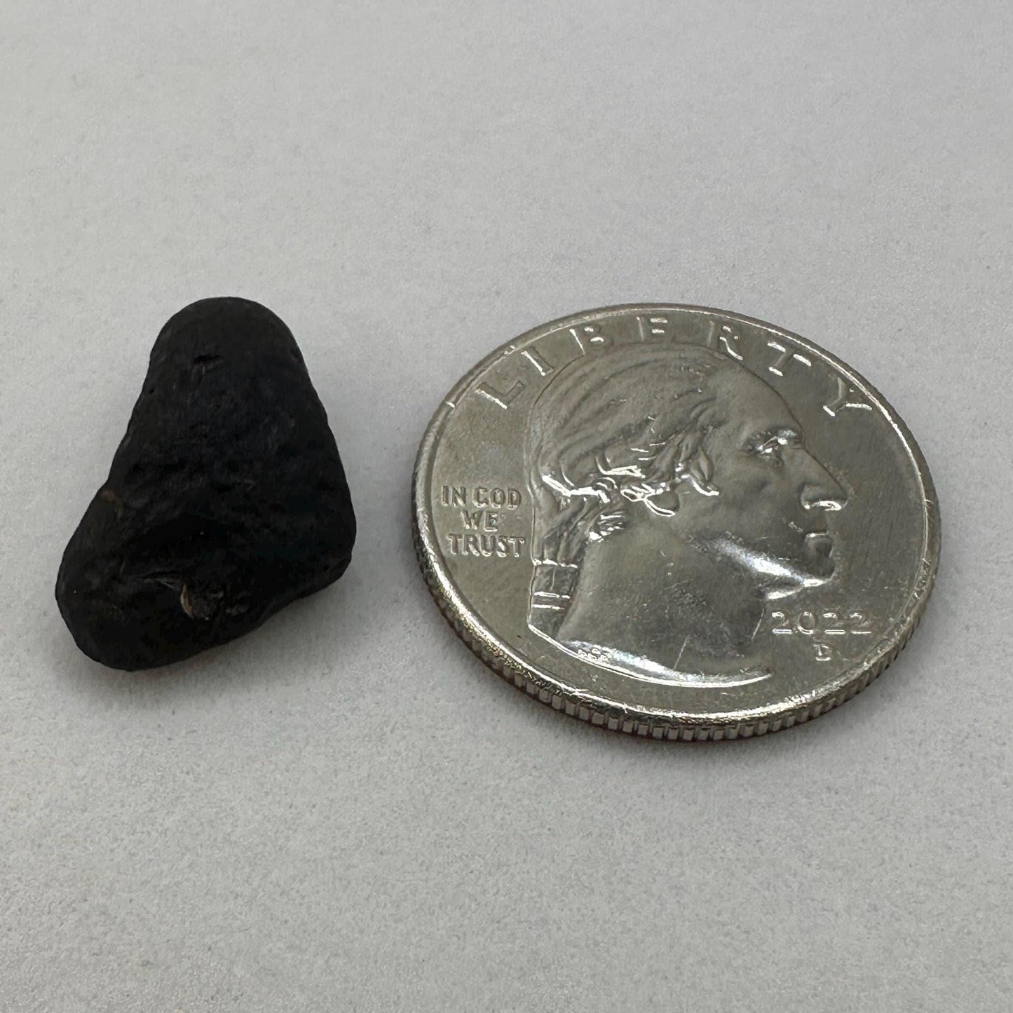 Saffordite Specimen: Arizona Cintamani Stone, Metaphysical Obsidian, Pseudo-Tektite, 1.95 grams