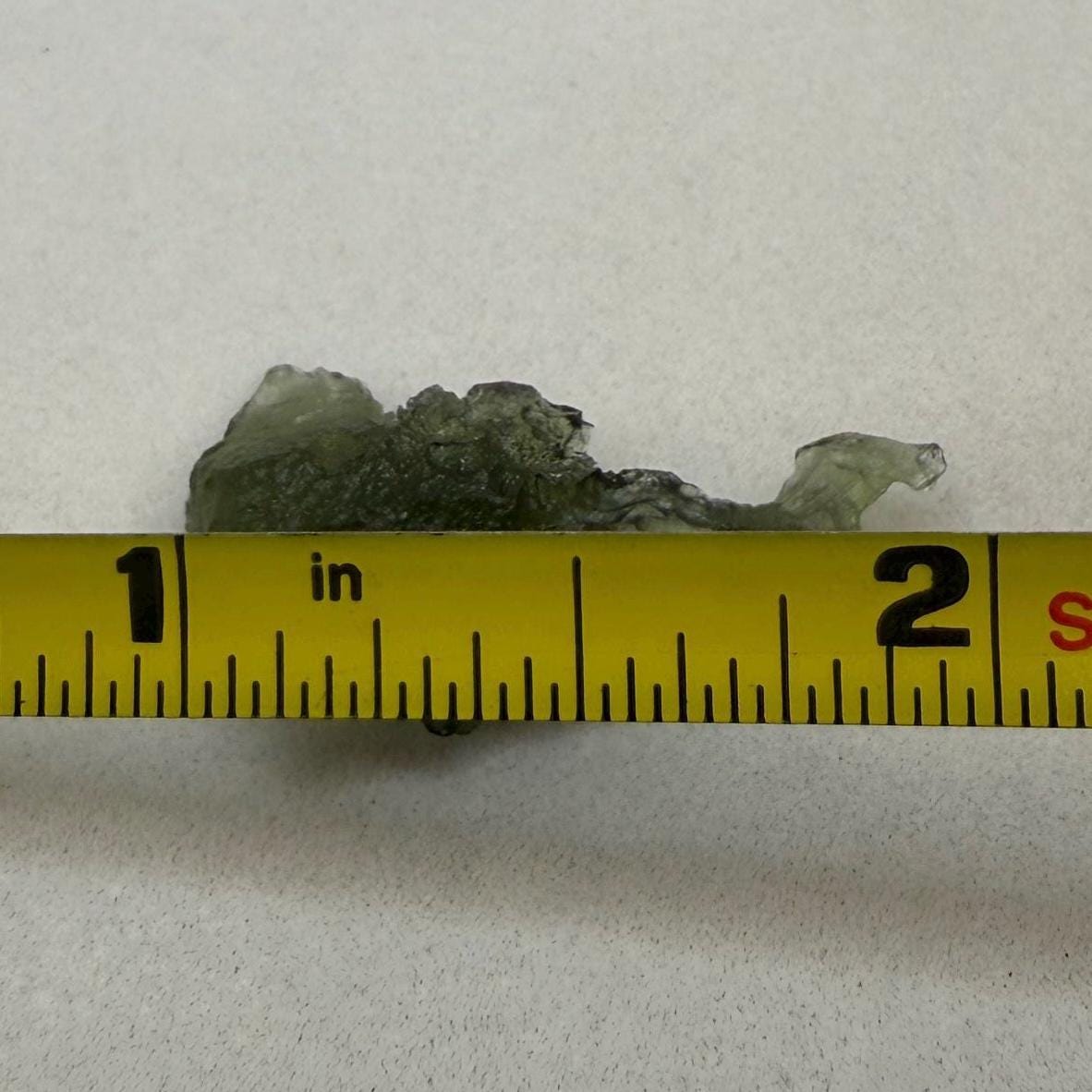 Authentic Moldavite Tektite Specimen, Czech Republic, 1.38 grams