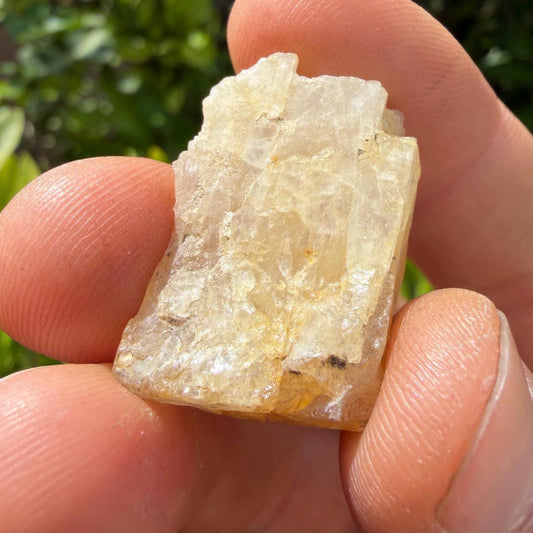 Golden Brazilian Phenacite Crystal: High-Vibration Gemstone, 8.25g/41.25ct