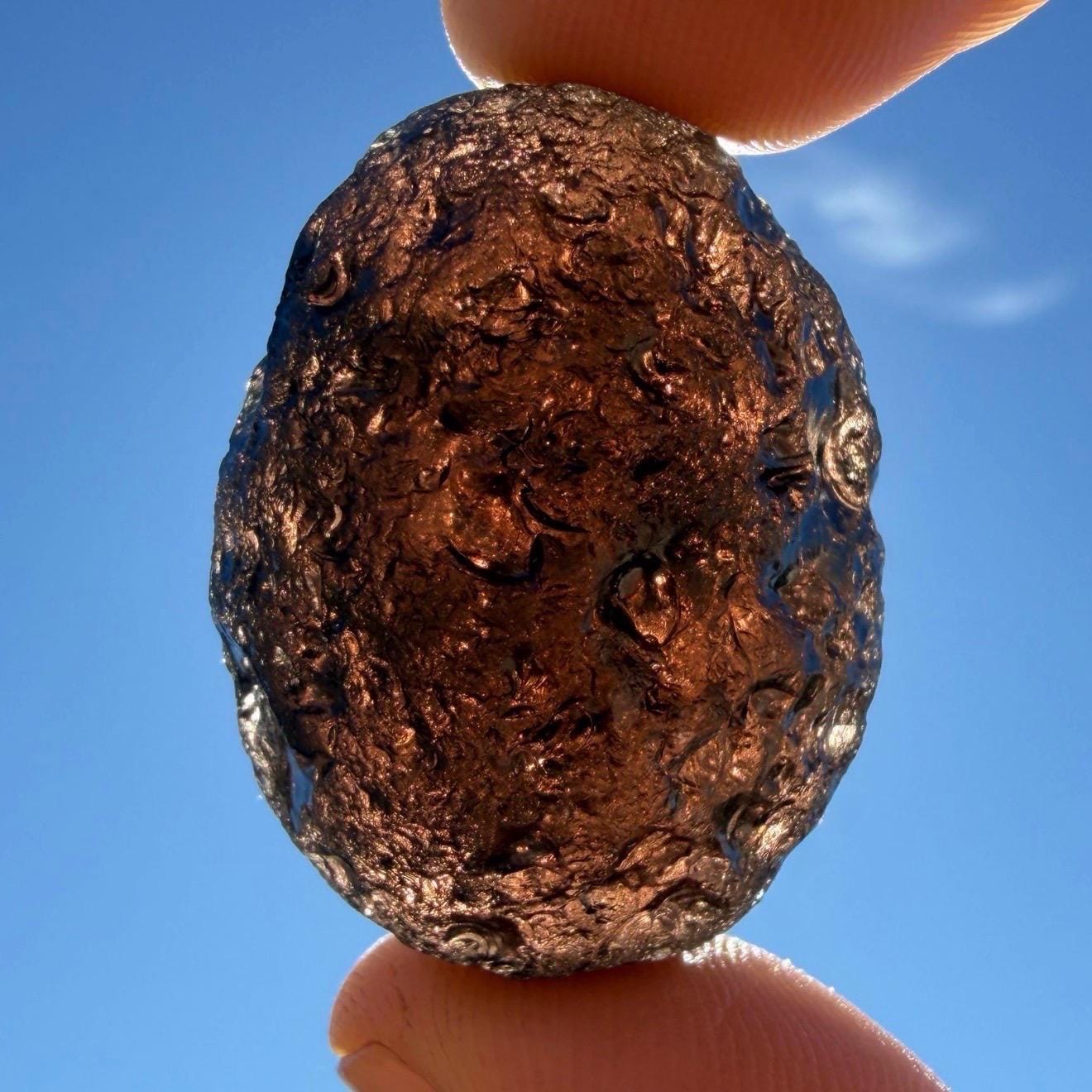 Saffordite Stone: Rare Cintamani, Arizona Pseudo-Tektite -22.82 Grams