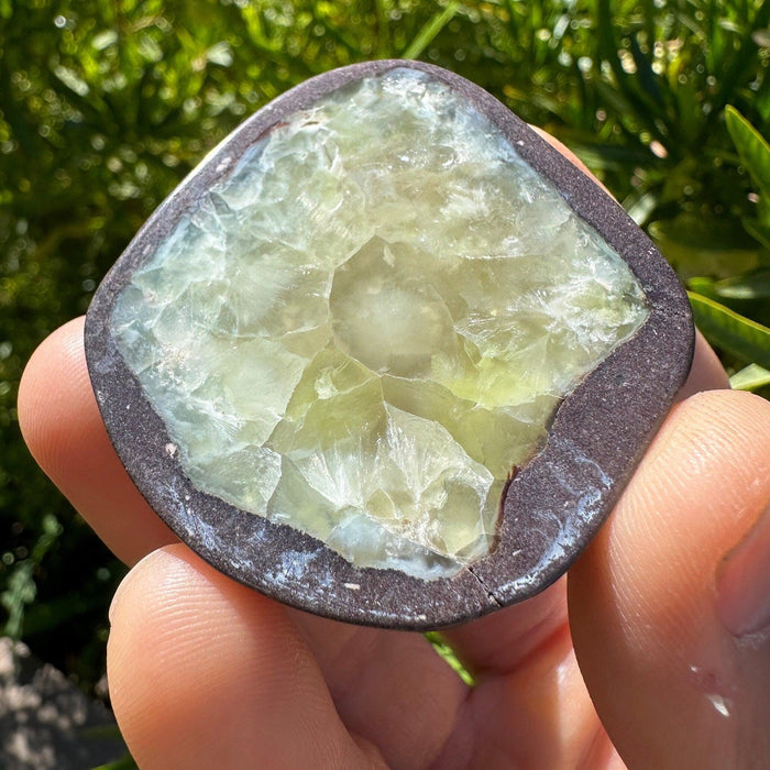 Prehnite Naturalite Crystal: Lucid Dreaming Reiki Stone, 44.89 grams