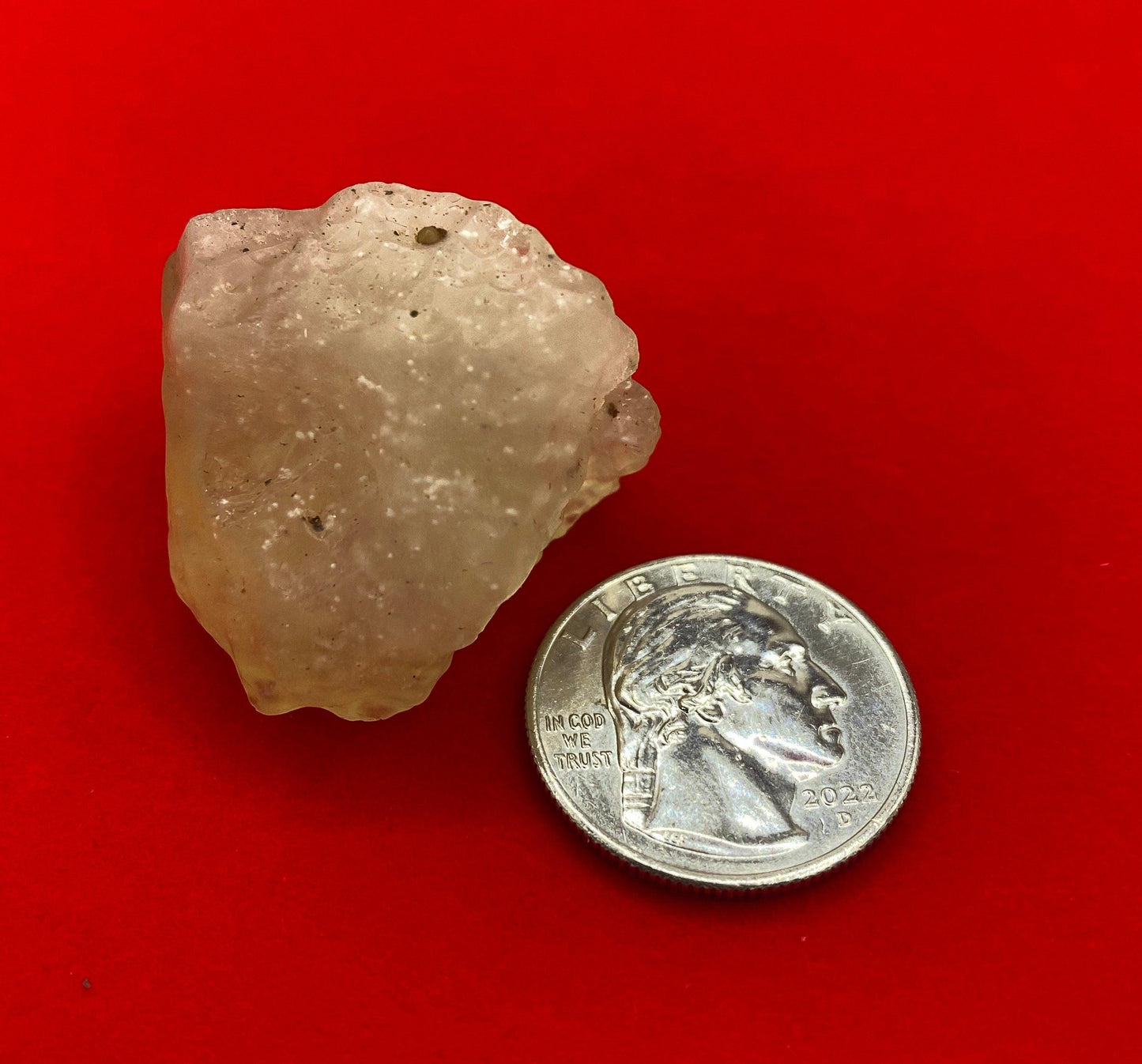 Libyan Desert Glass: Golden Tektite Talisman (27.17 grams)
