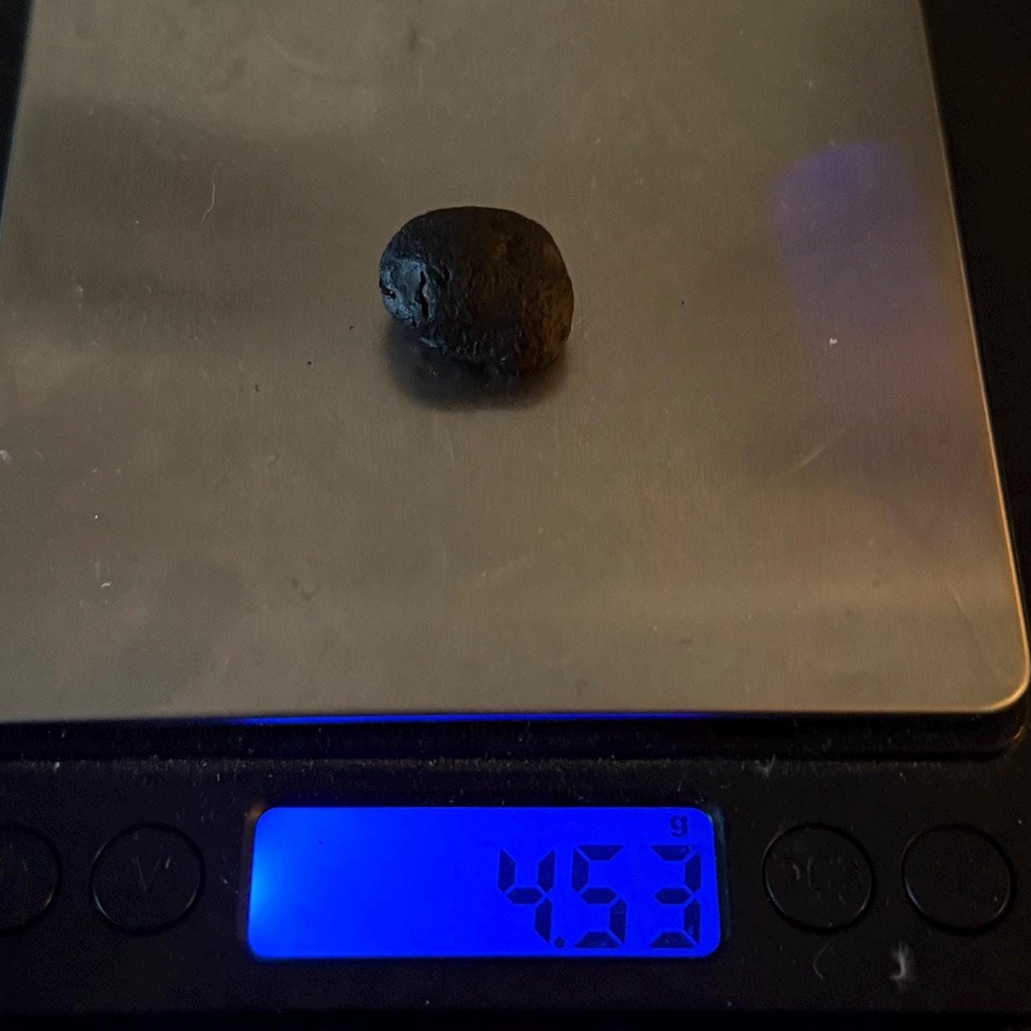 Saffordite Specimen: Rare Cintamani Stone, Arizona Tektite, 4.53g