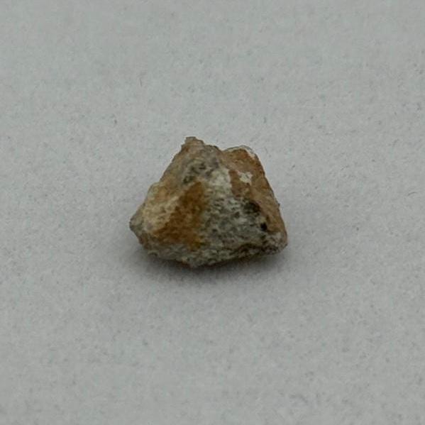 Bechar 007 Lunar Meteorite Display, Genuine Moon Rock with Cast Iron Stand