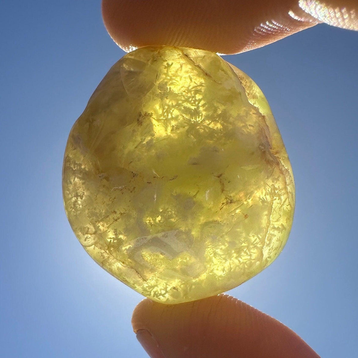 Prehnite Naturalite Crystal: Lucid Dreaming Reiki Stone, 18.72 grams