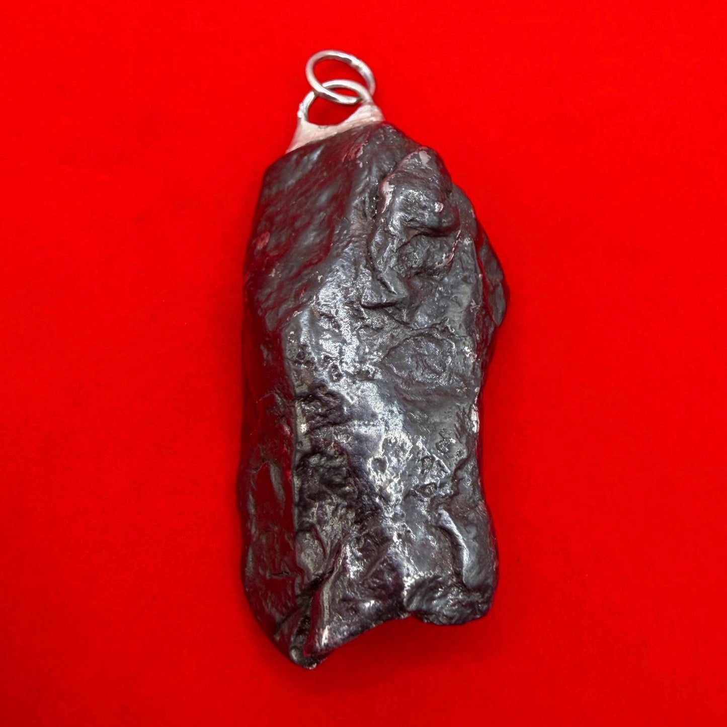 Aletai Meteorite Pendant: Celestial Space Jewelry, Space Gift, 41.32g