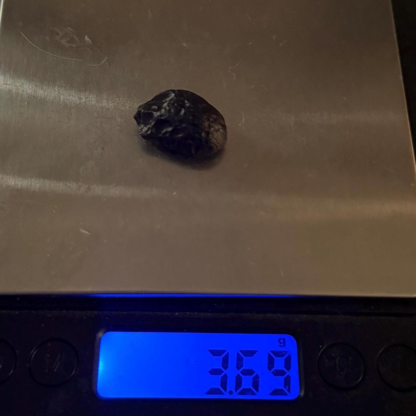 Saffordite Specimen: Rare Cintamani Stone, Arizona Pseudotektite, 3.69g