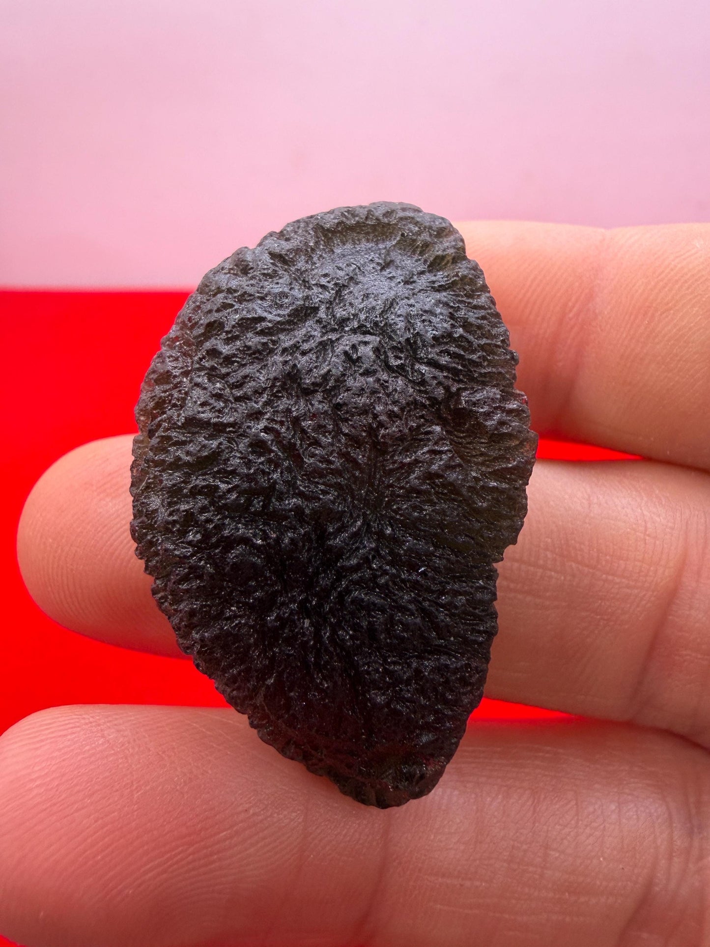 Authentic Moldavite Tektite Specimen, Reiki Healing Crystal, 13.99g/69.95ct