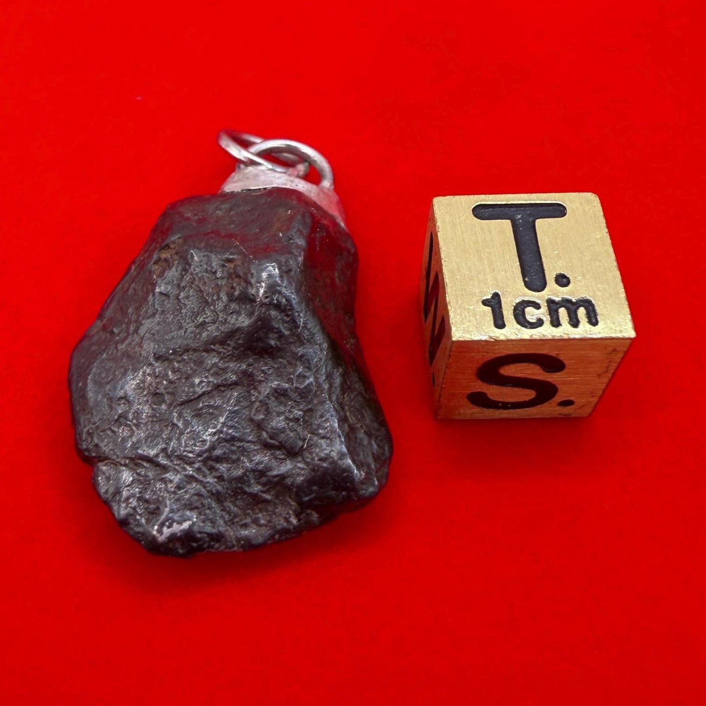 Canyon Diablo Iron Meteorite Pendant: Arizona Space Gift, 10.95 grams