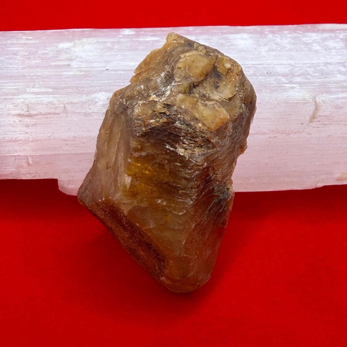 Golden Brazilian Phenacite Crystal: High-Vibration Gemstone, 17.73g/88.65ct