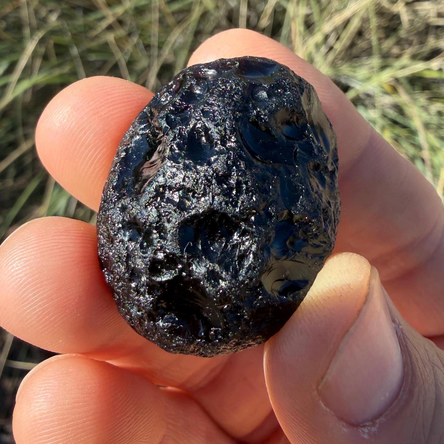 Saffordite Stone: Rare Cintamani, Arizona Pseudo-Tektite -22.82 Grams
