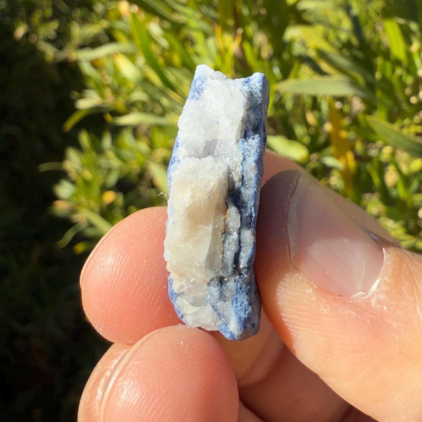Raw Blue Dumortierite Crystal, Bahia Brazil, Mineral Specimen