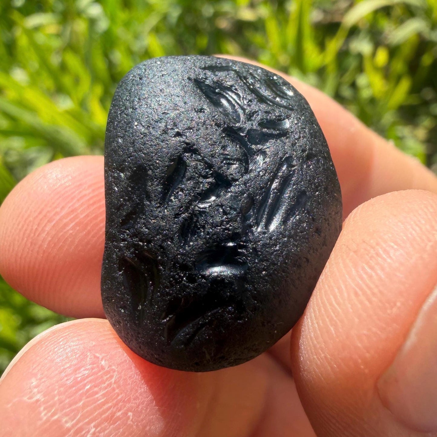 Arizona Saffordite Specimen, Rare Cintamani Stone, Melt Etched Surface, 12.24 grams