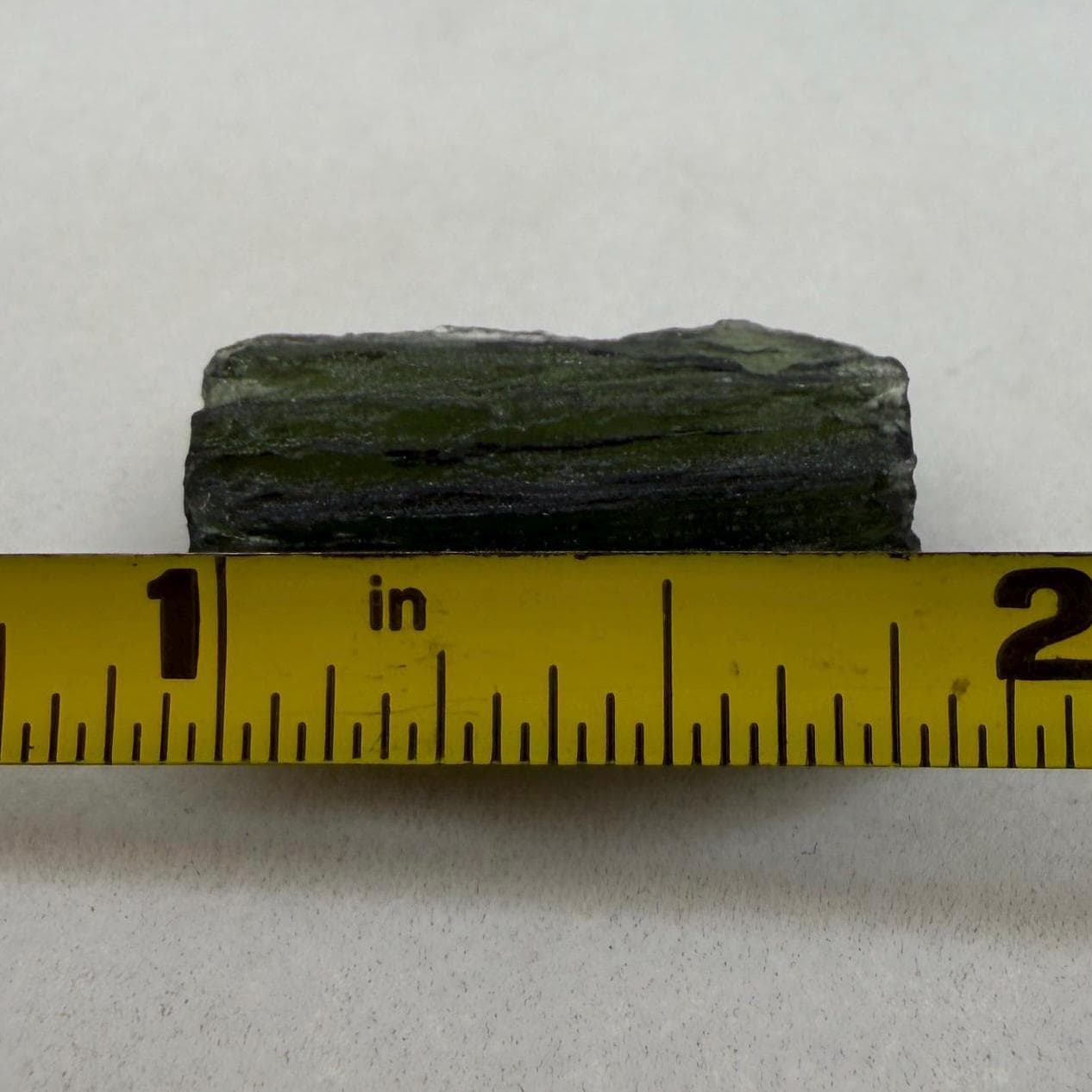 Moldavite Tektite Specimen: Authentic Crystal, 3.76g/18.8ct