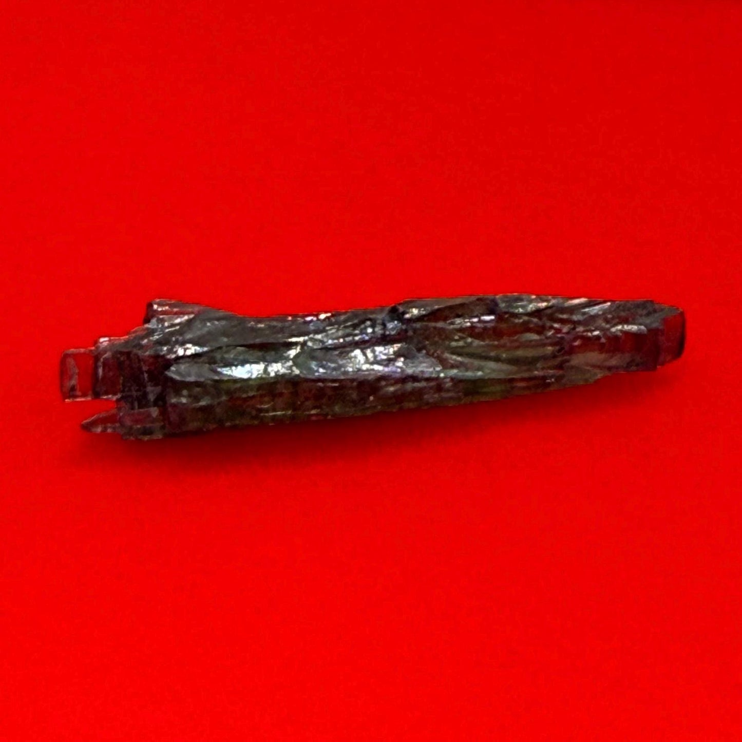Rare Brazilian Vivianite Crystal: Deep Green Reiki Gemstone, 0.93g/4.65ct