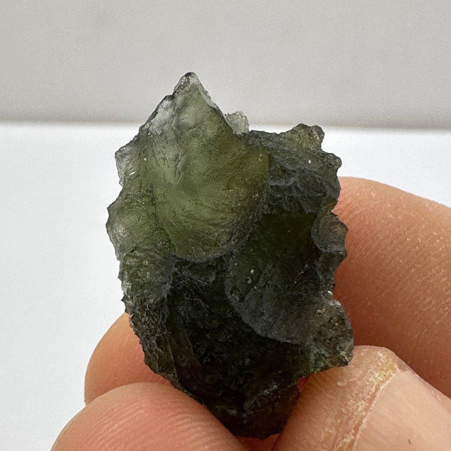 Authentic Moldavite Specimen, Czech Tektite, 4.70 grams