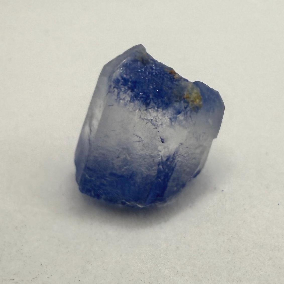 Rare Blue Dumortierite Crystal: Brazilian Gemstone for Collectors, 4.37g/21.9ct
