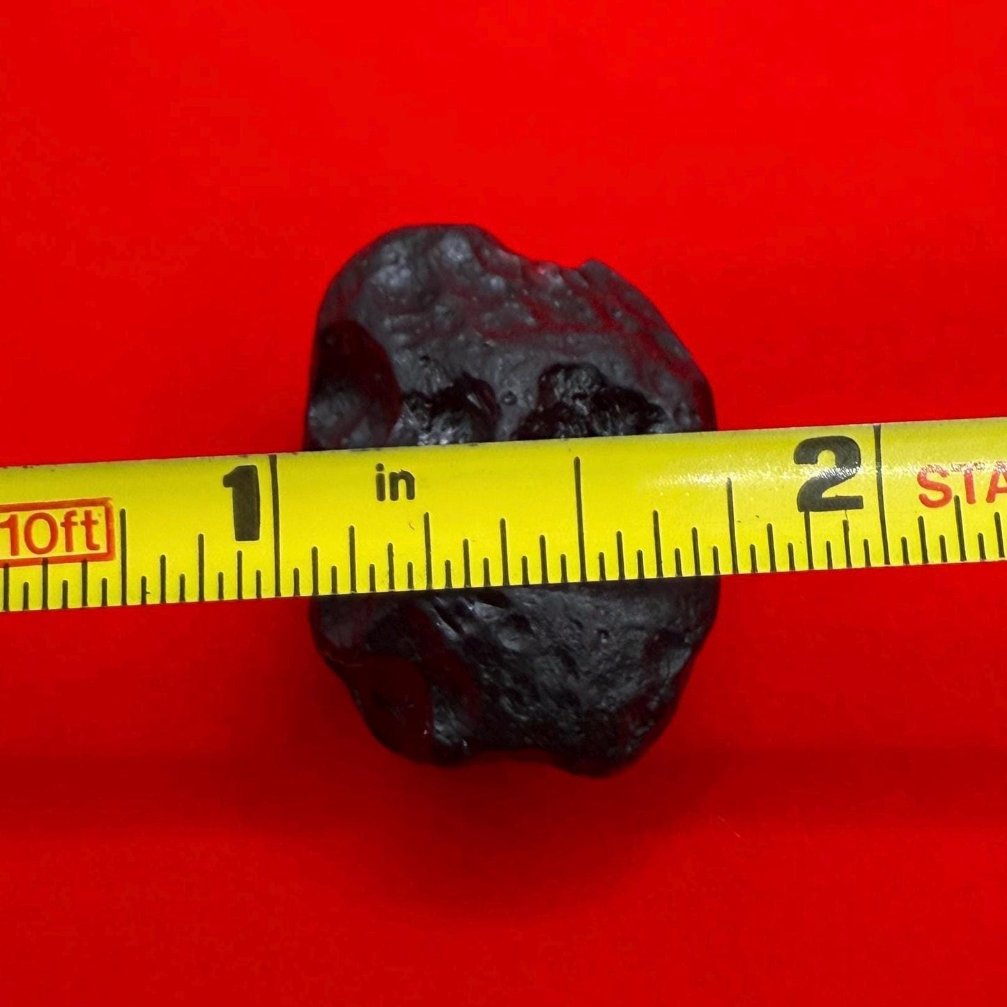 Indochinite Tektite: Indonesian Impactite Rock, Energy Work Stone, 10.50 grams