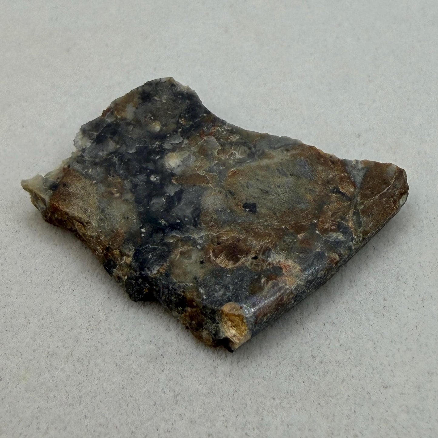 NWA 18045 Lunar Meteorite Slice, Melt Breccia Moon Rock (1.48 grams)