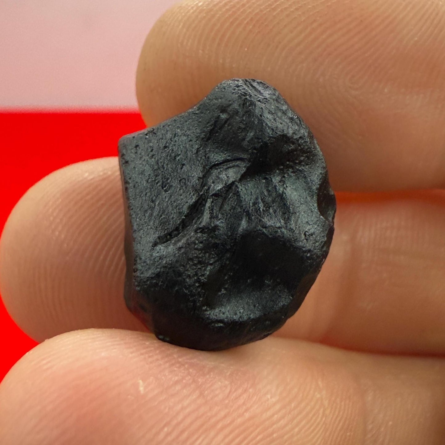 Saffordite Cintamani Stone Specimen: Rare Arizona Pseudo-Tektite, 3.90 grams