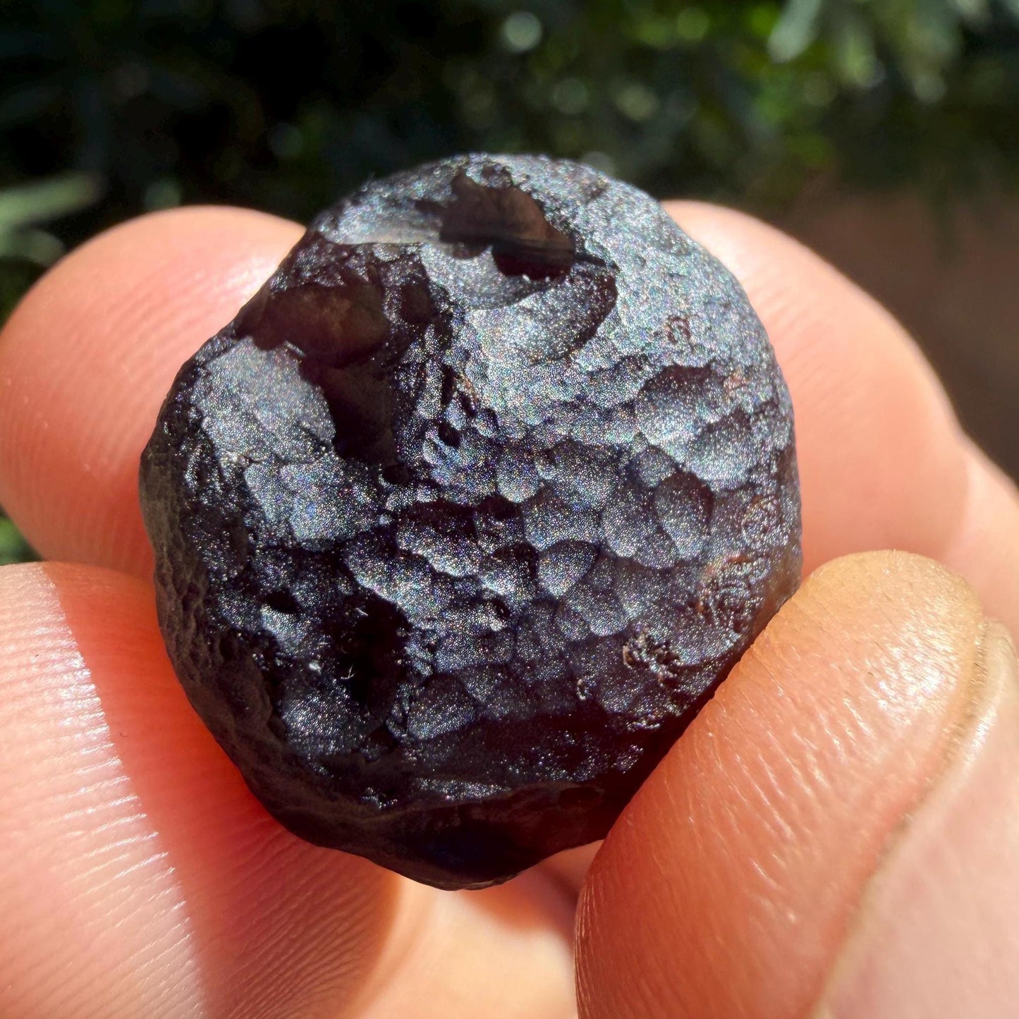 Saffordite Stone: Rare Cintamani, Arizona Tektite - 7.26 Grams