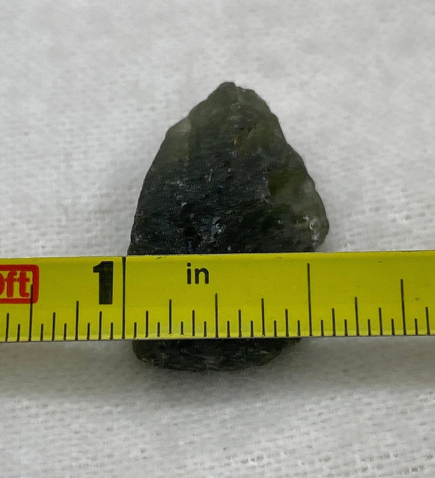 Triangular Moldavite Tektite Specimen, 3.23 grams