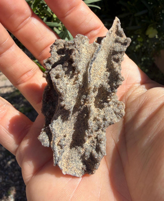 Sahara Desert Fulgurite: Lightning Glass, Fossilized Lightning, Energy Work, 13.12 grams
