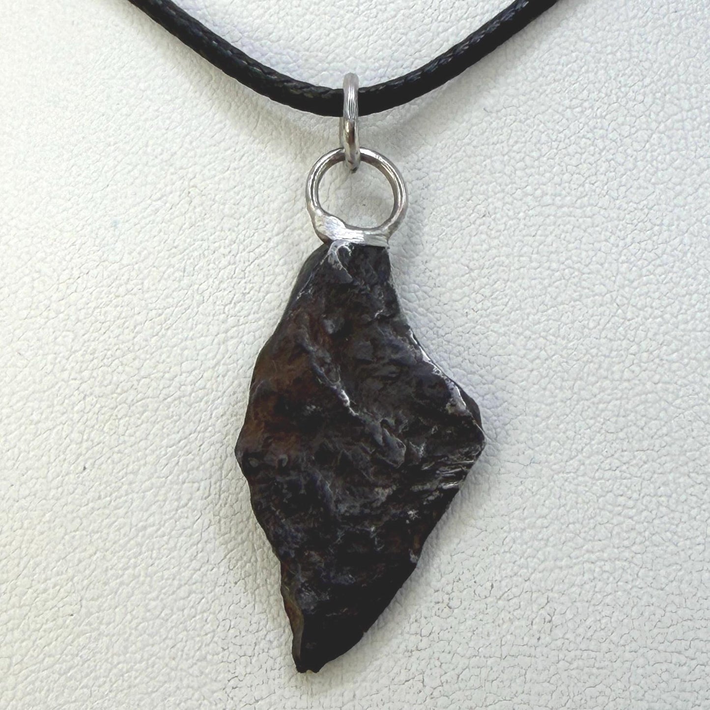 Agoudal Iron Meteorite Pendant: Handmade Astronomy Space Gift, Cosmic Pendant, 4.92 grams