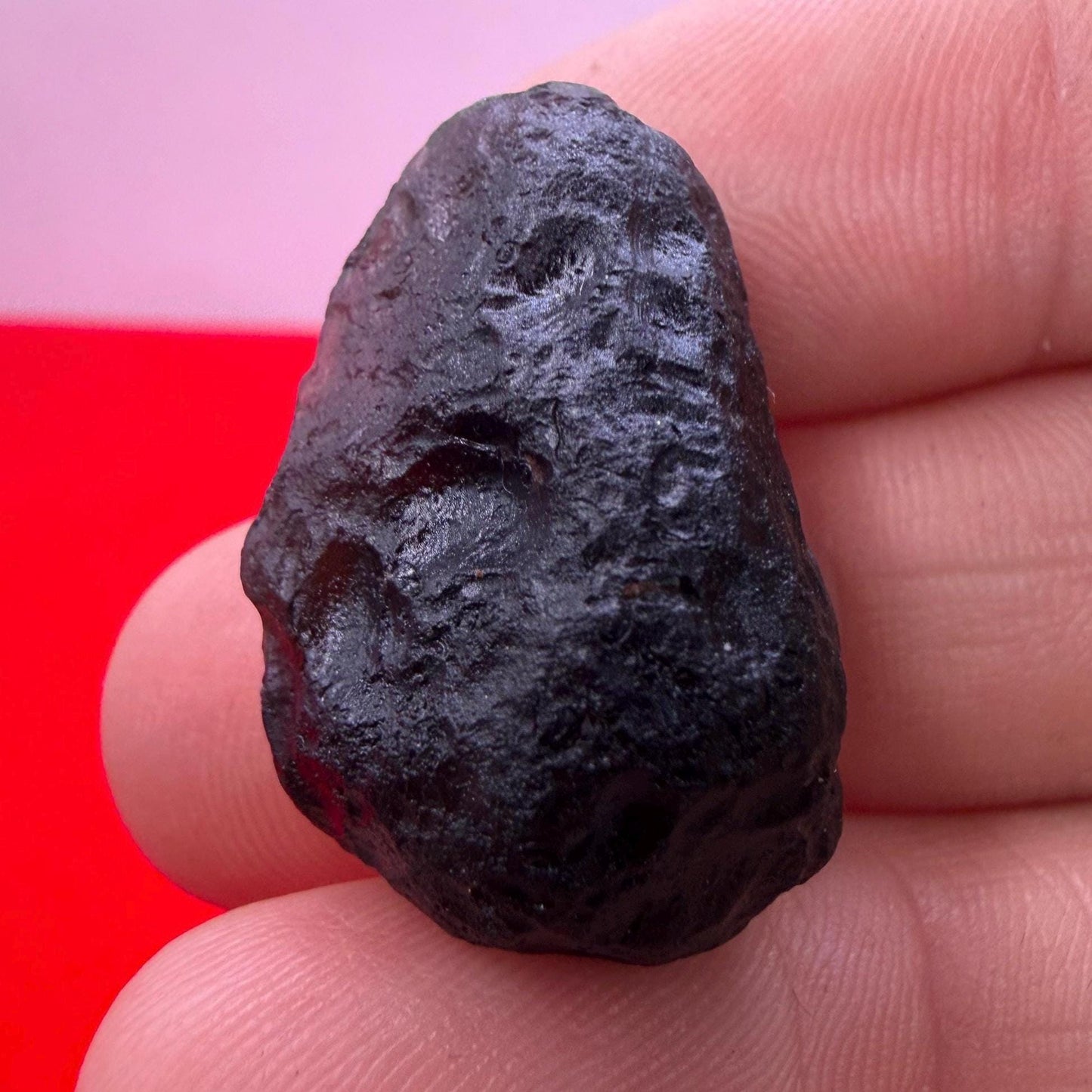 Saffordite Stone: Rare Cintamani, Arizona Pseudo-Tektite -7.16 Grams
