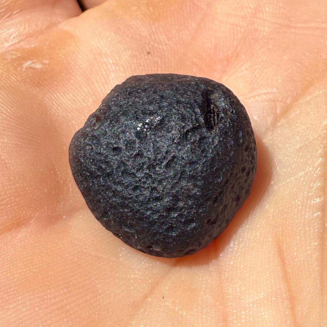 Saffordite Cintamani Stone Specimen: Rare Arizona Pseudo-Tektite, 6.09 grams