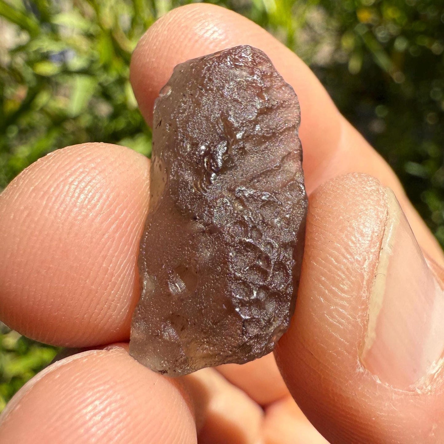 Colombianite Specimen: Translucent Shamanic Pseudo-Tektite, 3.19 grams