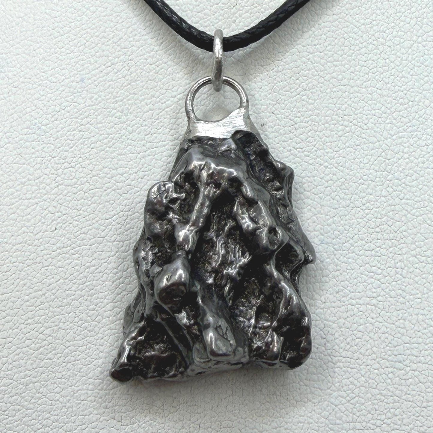 Campo del Cielo Meteorite Pendant, Authentic Astronomy Gift, Cosmic Jewelry, 20.13 grams