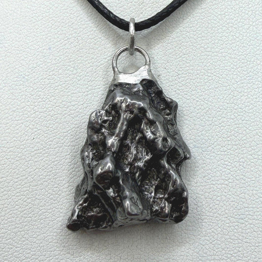Campo del Cielo Meteorite Pendant, Authentic Astronomy Gift, Cosmic Jewelry, 20.13 grams