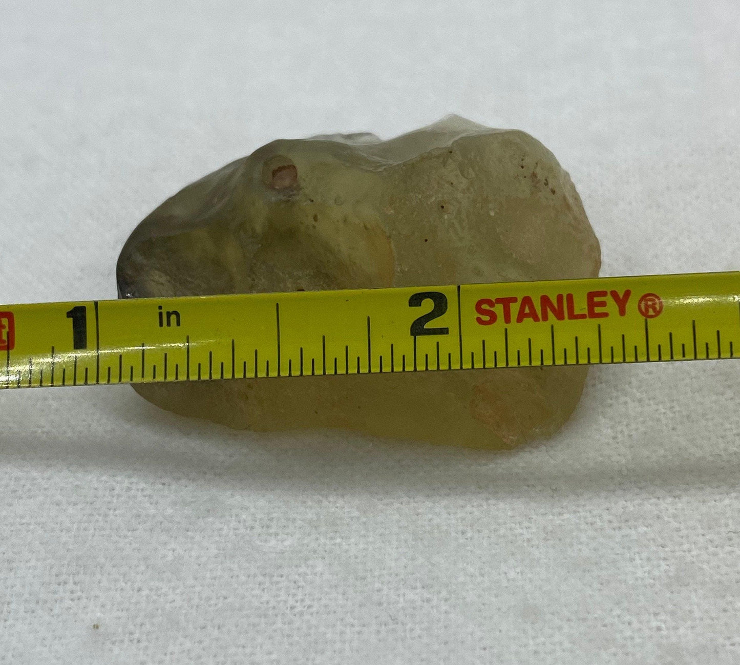 Libyan Desert Glass Tektite: Golden Crystal Talisman, 19.45 grams