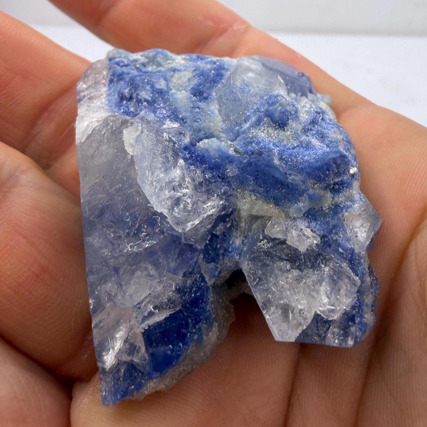 Brazilian Blue Dumortierite, Natural Specimen, Reiki, 37.73g/188.65ct