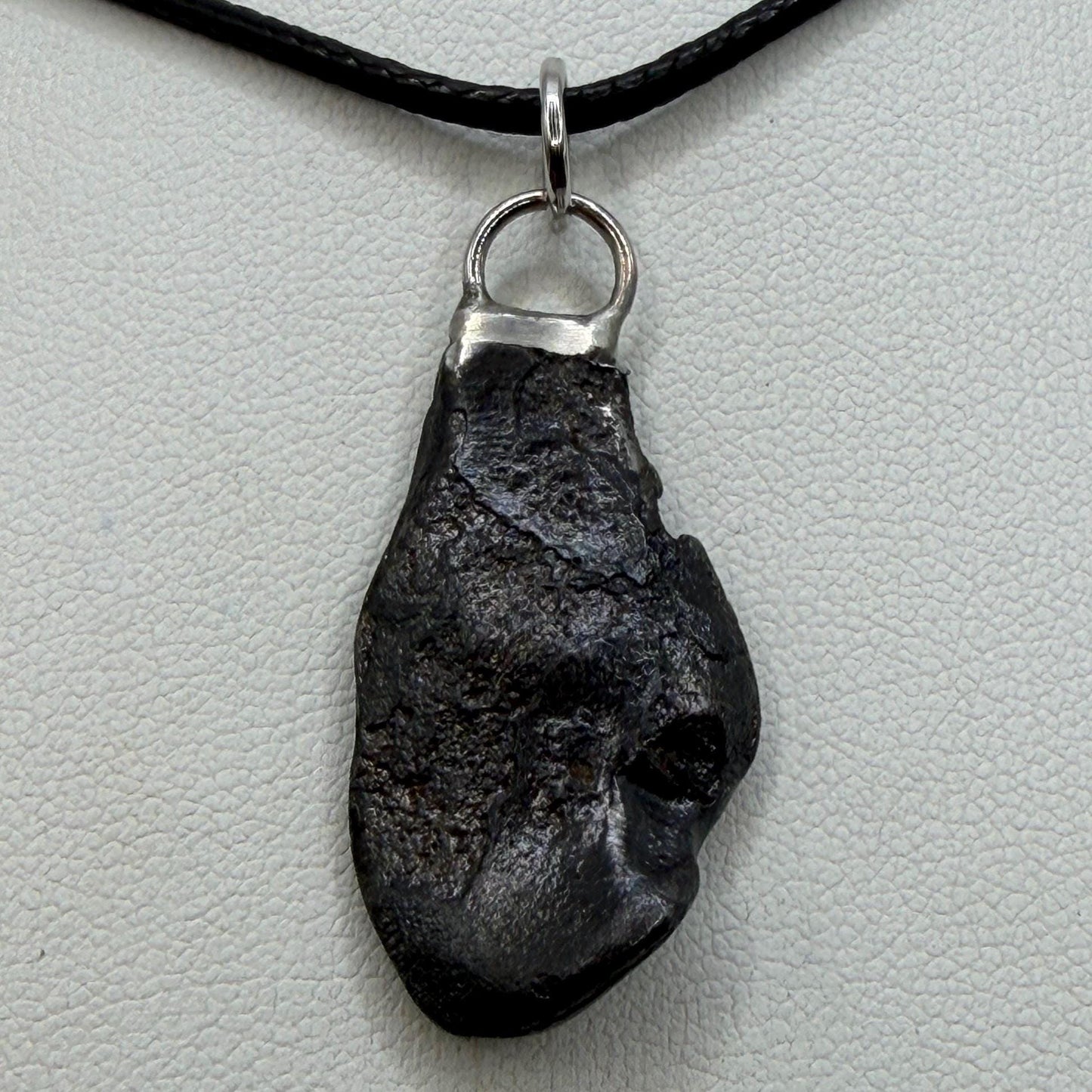 Sikhote-Alin Iron Meteorite Pendant: Astronomy Space Gift, 7.78g