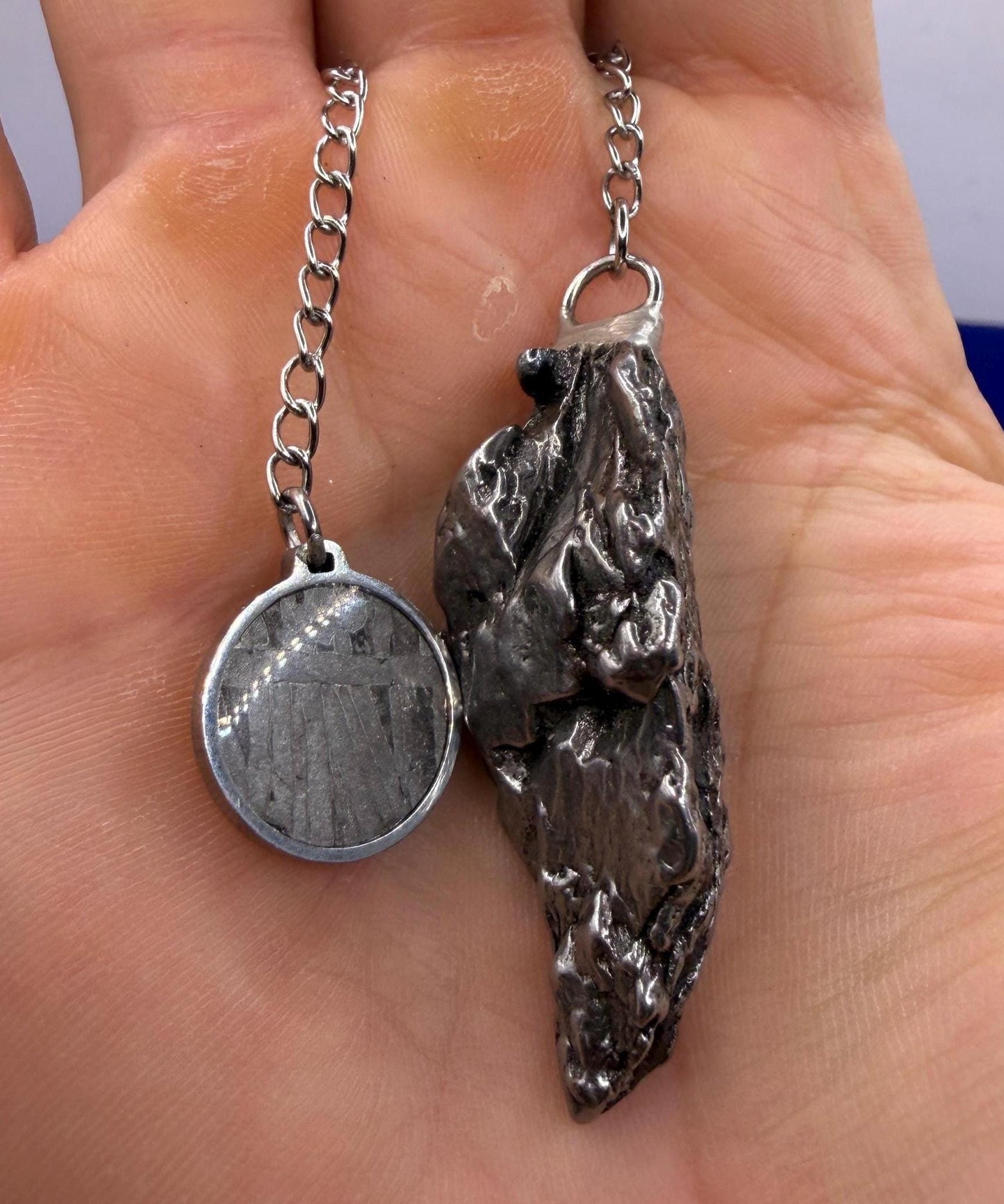 Campo del Cielo Meteorite Pendulum: Authentic Iron Meteorite, Divination Tool, 31.33 grams