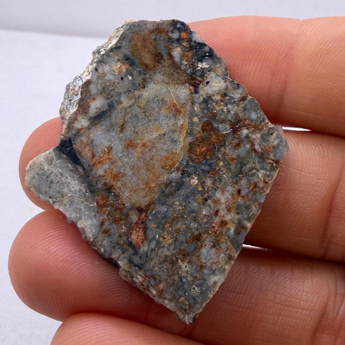 NWA 18045 Lunar Meteorite Slice, Authentic Moon Rock, Melt Breccia, 6.90 grams