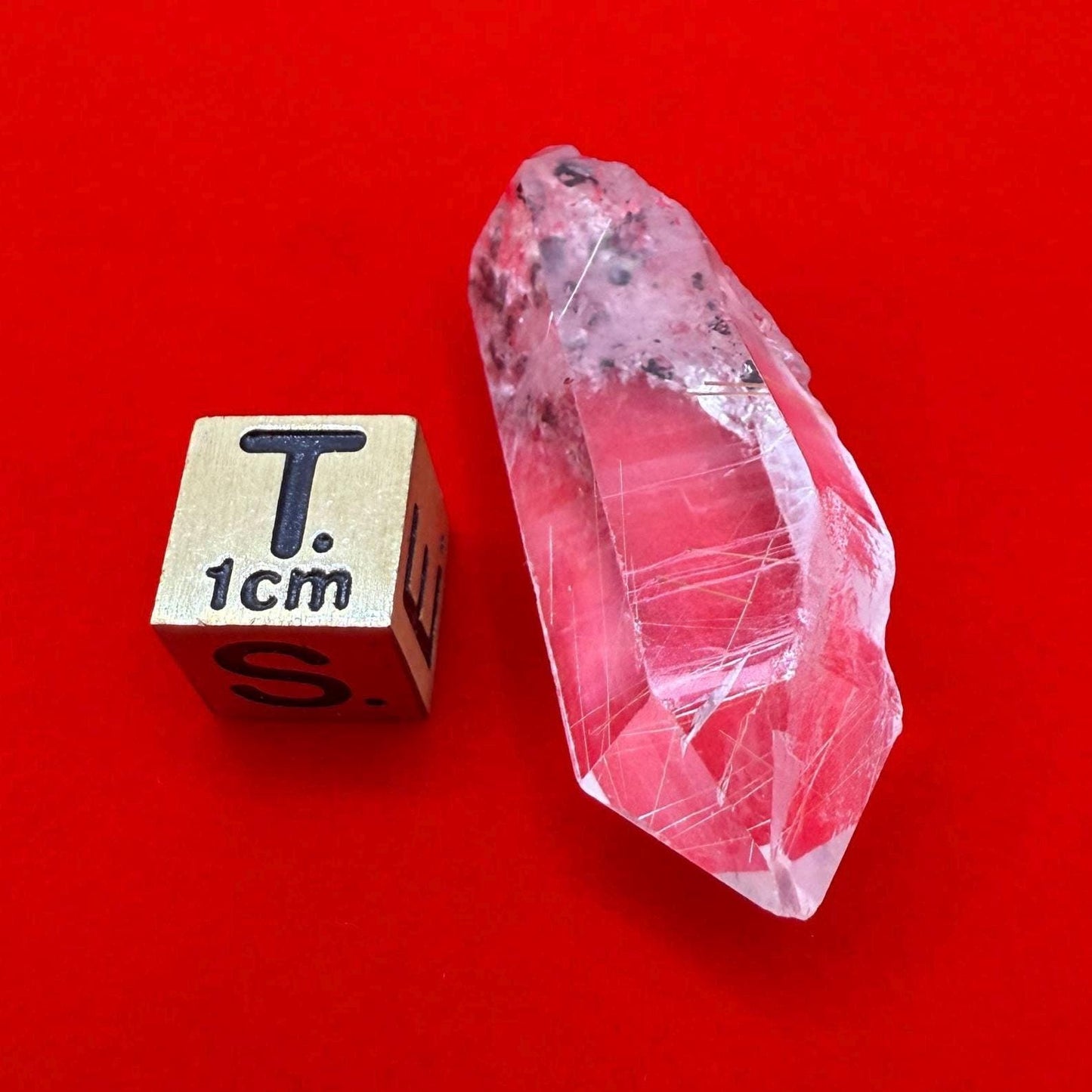 Golden Rutilated Quartz Crystal: Brazilian Fine Crystal, 9.20g